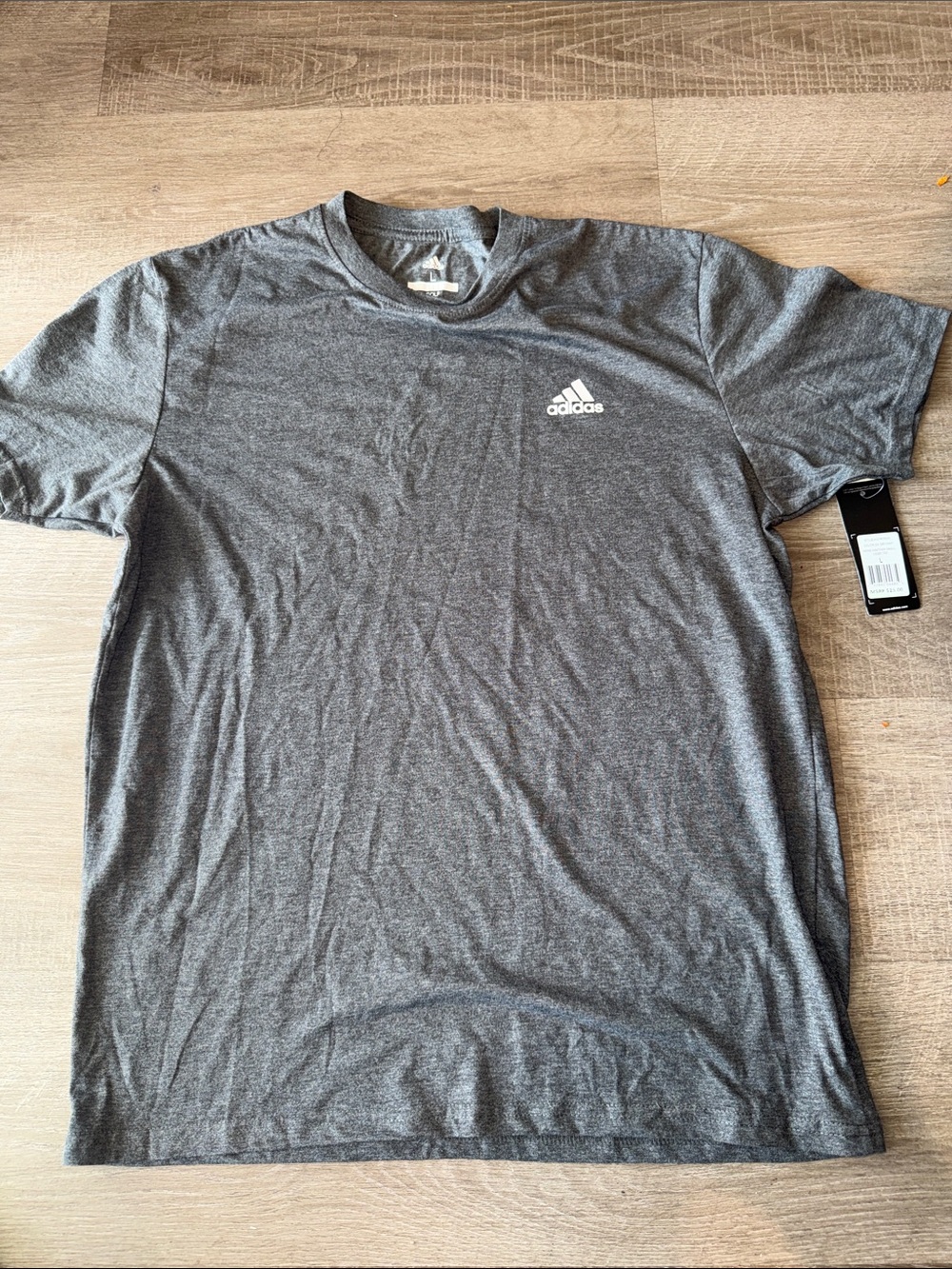 Adidas Men’s Performance Golf Polo Tee Heathered Gray L NWT